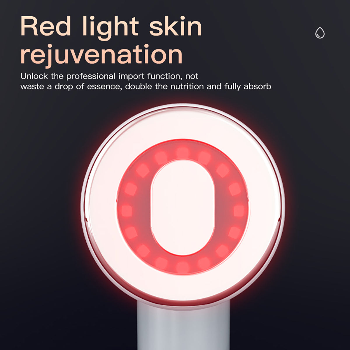 SQ133 RF & EMS Body Device with Red Light & Adjustable Heat