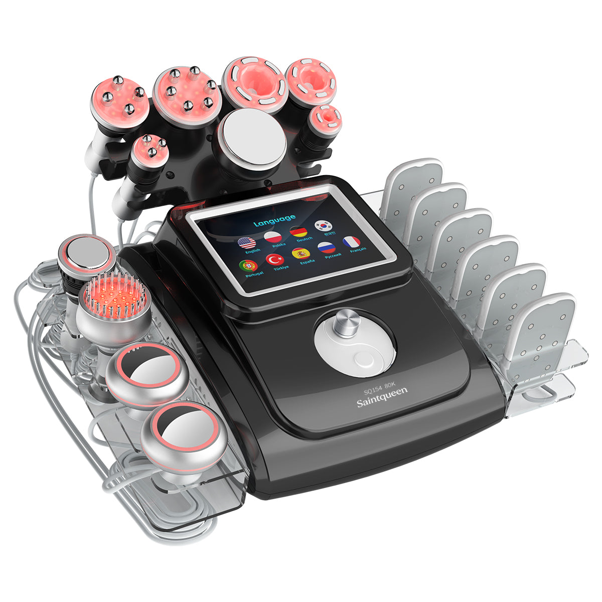 SQ154C Max 11-in-1 80K Ultrasonic Cavitation & RF Machine with Laser Pads