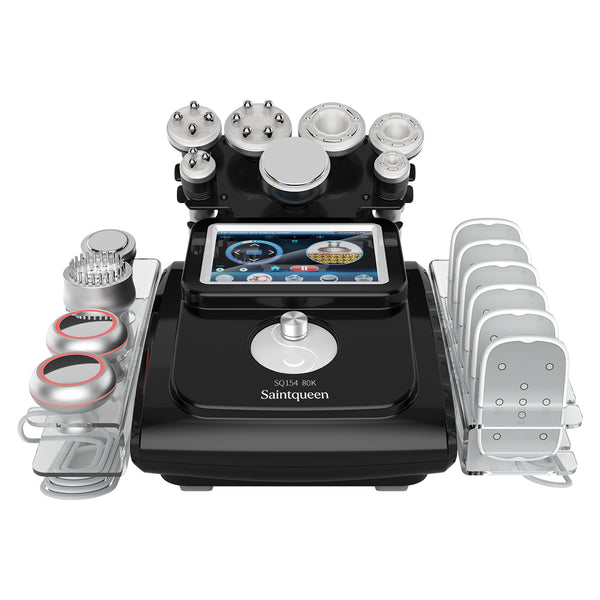 SQ154C Max 11-in-1 80K Ultrasonic Cavitation & RF Machine with Laser Pads