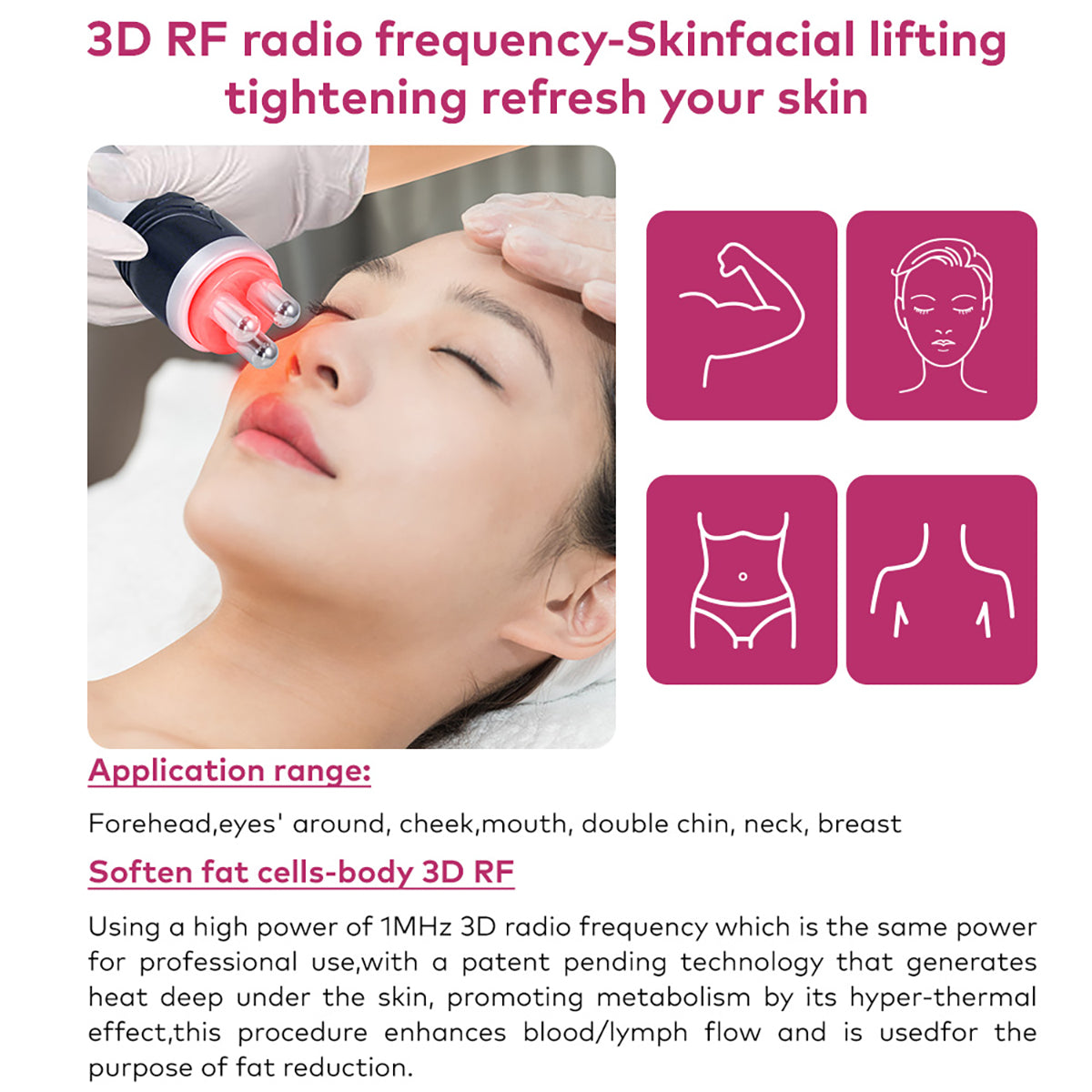 SQ149 Pro 5-in-1 80K Ultrasonic Cavitation & RF Machine