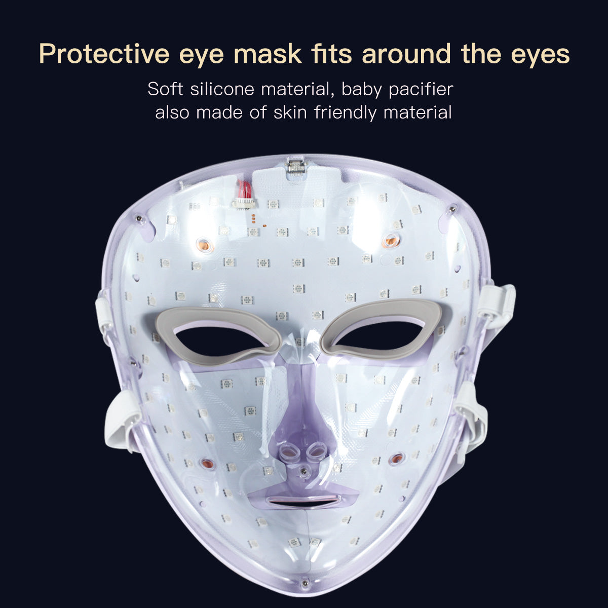 SQ50 153-LED 7-Color Face & Neck Light Therapy Mask Secondary image