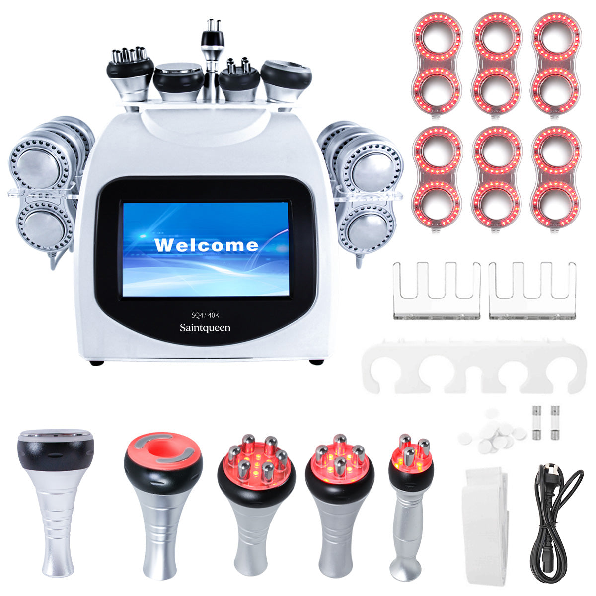 SQ47B Pro, 6in1 40K Cavitation Body Sculpting Device, Multi-Polar RF Vacuum EMS Laser for Body Contouring, Skin Smoothing & Face Skin Firming Secondary image