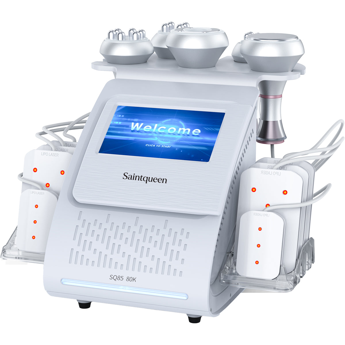 SQ85C Pro 6-in-1 80K Ultrasonic Cavitation & RF Machine with Laser Pads Main image