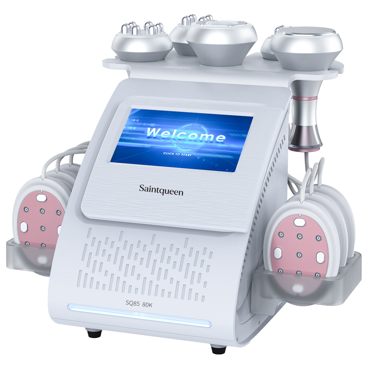 SQ85B Pro 6-in-1 80K Ultrasonic Cavitation & RF Machine with Laser + Microcurrent Pads Main image