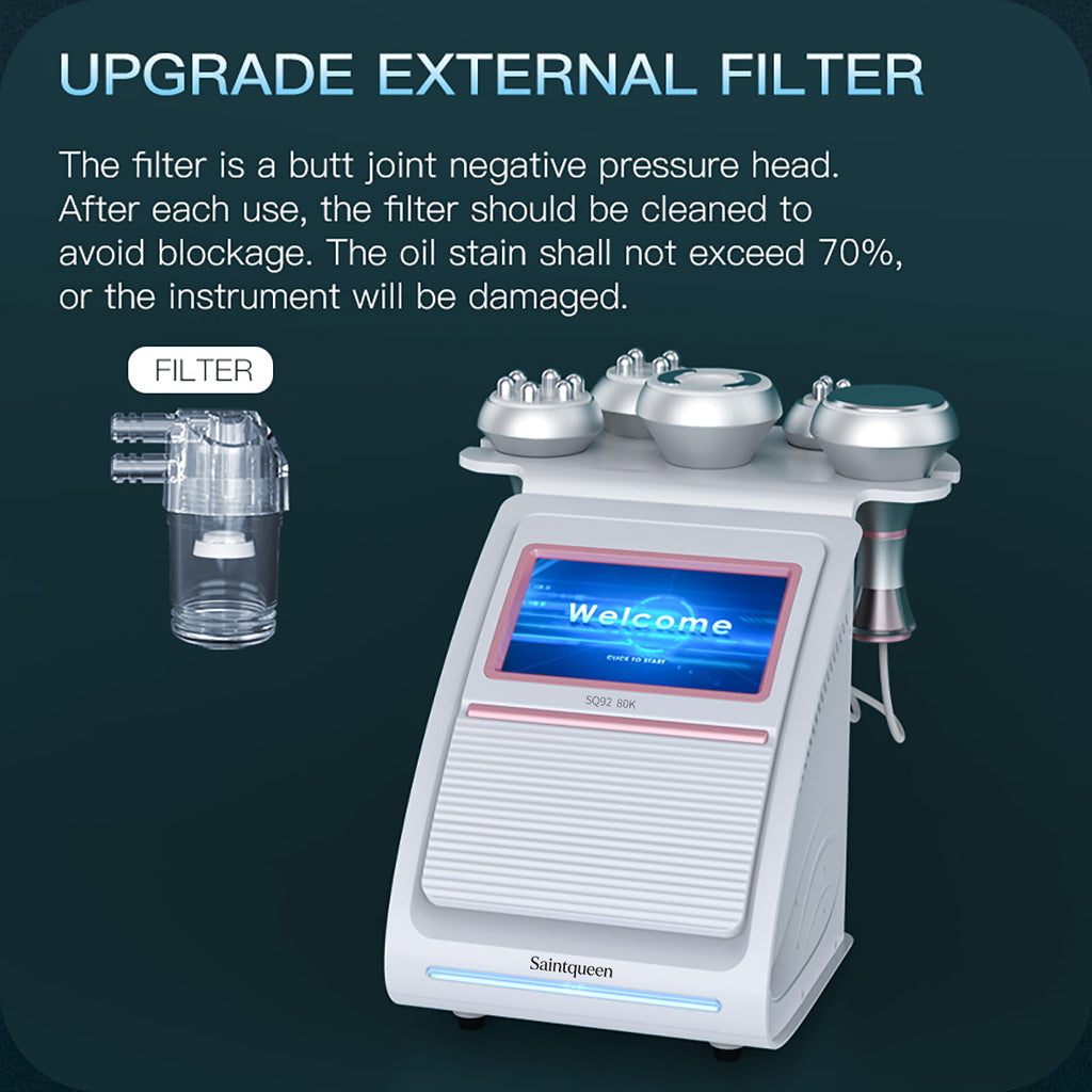 SQ92A Pro 5-in-1 80K Ultrasonic Cavitation & RF Machine