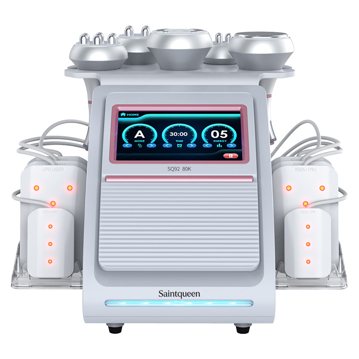 SQ92C Pro 6-in-1 80K Ultrasonic Cavitation & RF Machine with Laser Pads