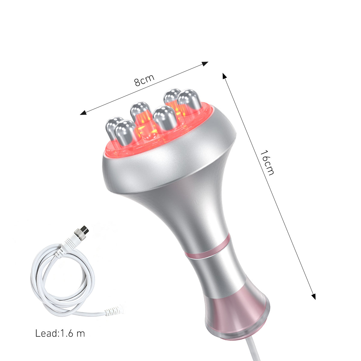 SQ92B Pro 6-in-1 80K Ultrasonic Cavitation & RF Machine with Laser + Microcurrent Pads
