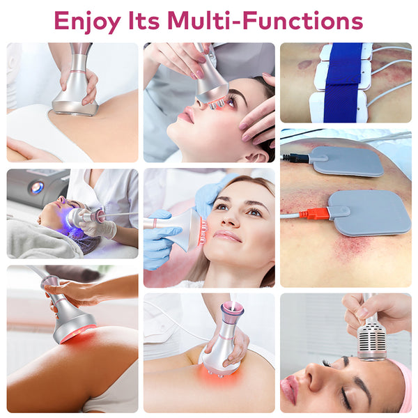 SQ92D Plus 9-in-1 80K Ultrasonic Cavitation & RF Machine with Laser Pads