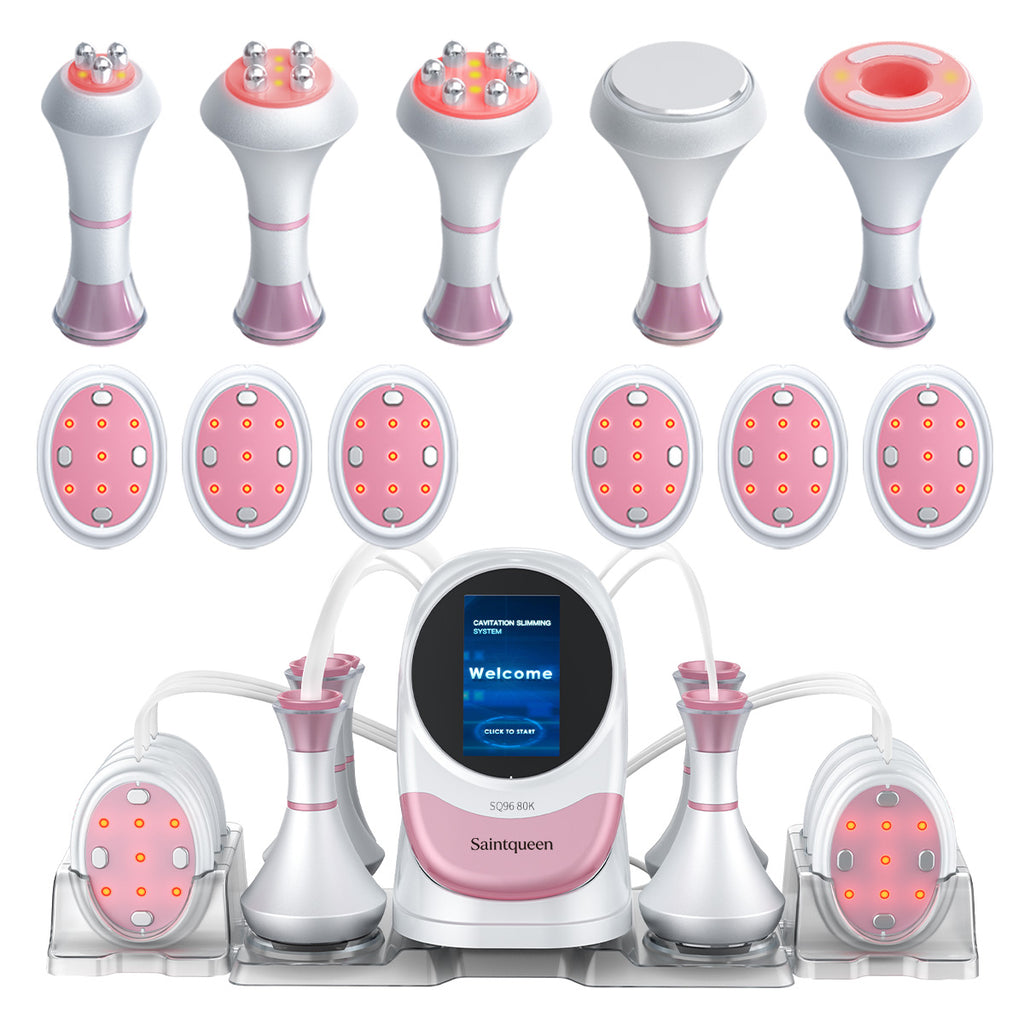SQ96 Pro 6-in-1 80K Cavitation Machine with Oval Laser Pads