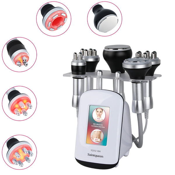 SQ152 Pro, 5in1 80K Ultrasonic Cavitation & Multi-Polar RF for Body Shaping, Face Lifting, Wrinkle Reduction & Skin Elasticity Improvement