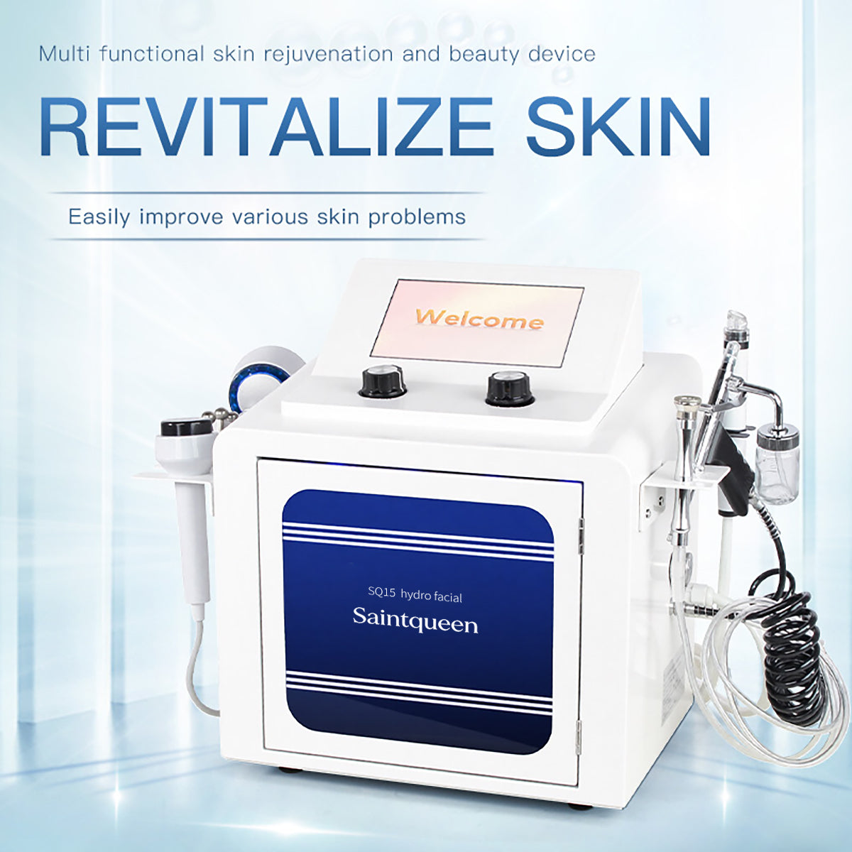 SQ15 Aqua Plus 7-in-1 Touchscreen Hydro Facial Machine