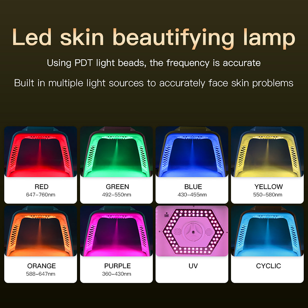 SQ78 LED Light Therapy Arch with Mist, Warmth & EMS Secondary image