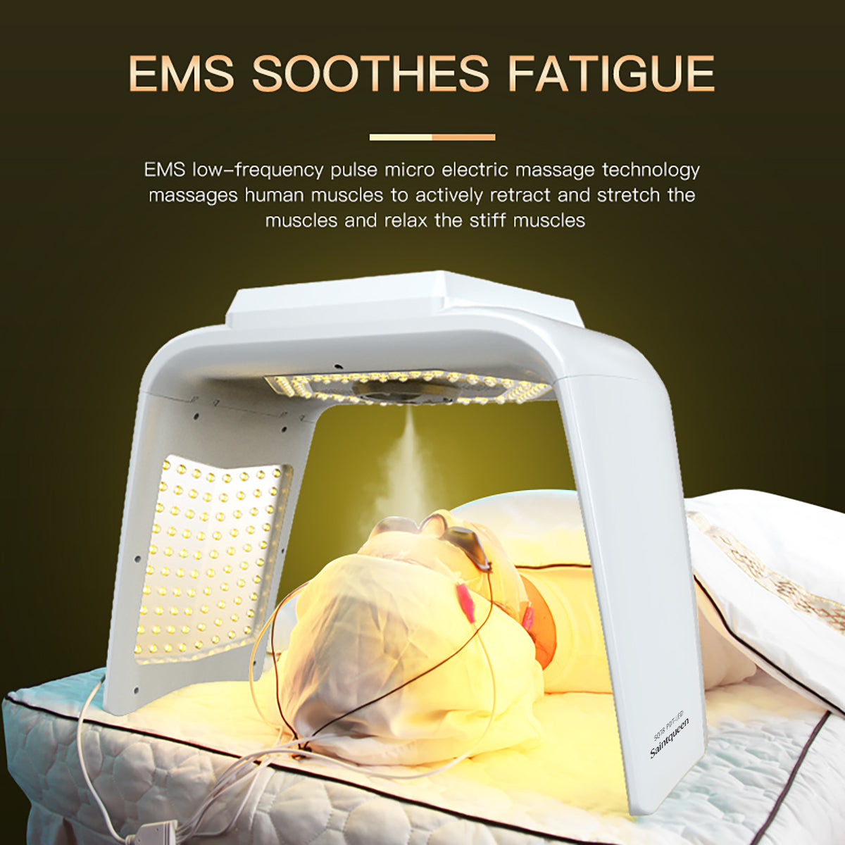 SQ78 LED Light Therapy Arch with Mist, Warmth & EMS