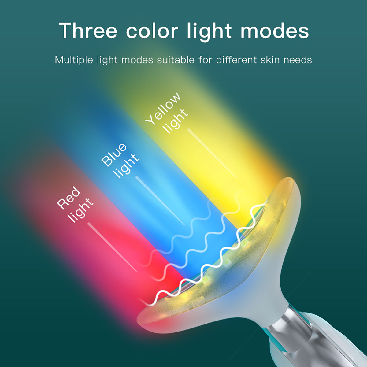 SQ108 EMS Facial Device with LED Light & Warmth