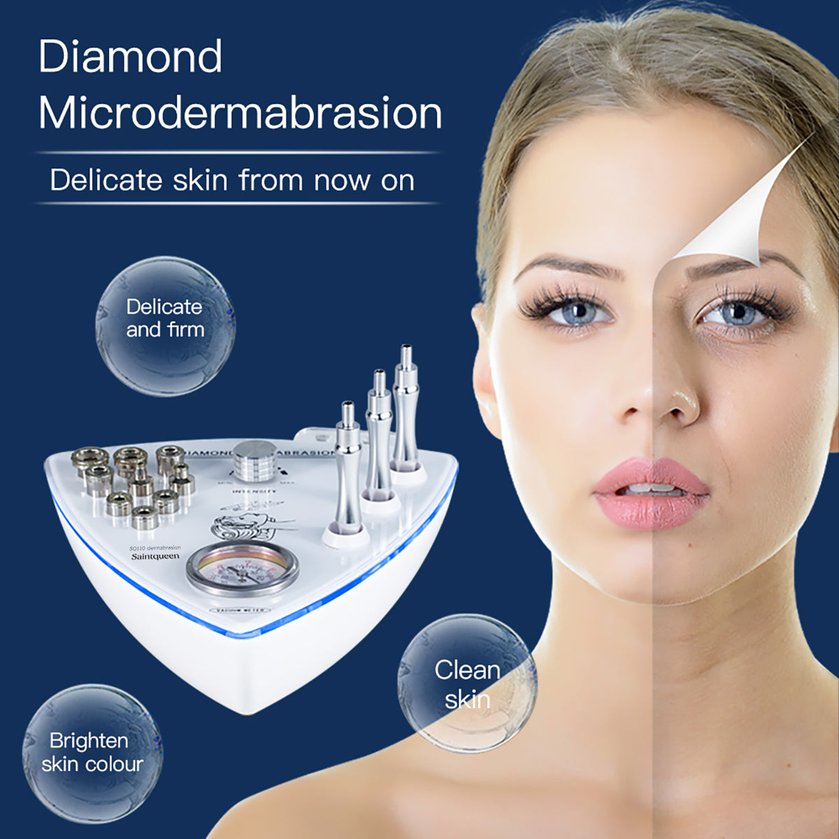 SQ110B Diamond Microdermabrasion Machine with Vacuum Gauge Secondary image