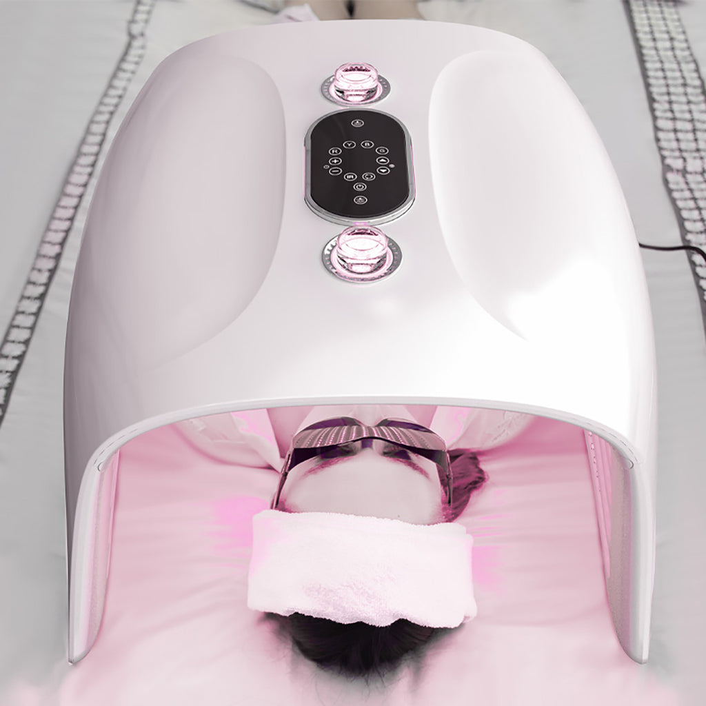 SQ115 4-Color & Near-Infrared LED Light Therapy Dome with Nano Mist